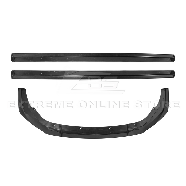 2025-Up GR Corolla GR Package Front Splitter Lip w/ Side Skirts