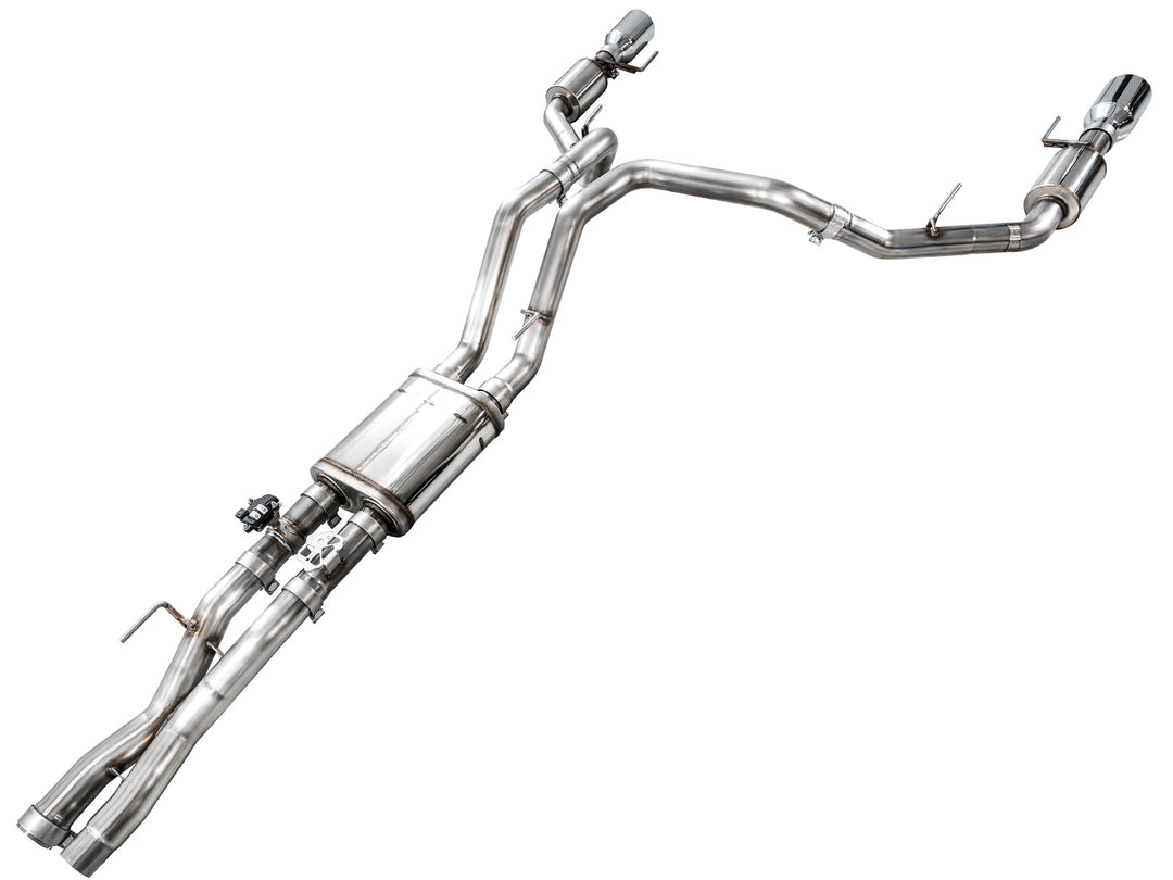 AWE SwitchPath™ Exhaust for Gen 3 Raptor R - Chrome Silver Tips