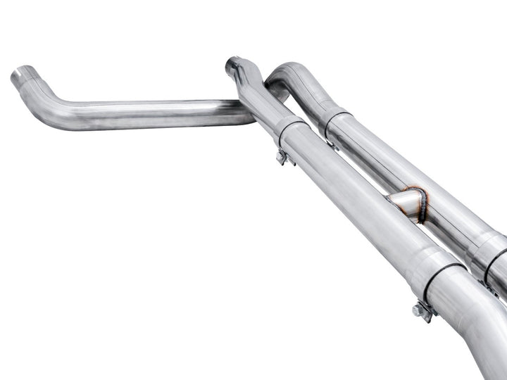 AWE 0FG Catback Exhaust for Silverado ZR2/Sierra AT4X - Dual Bashguard (no tips)