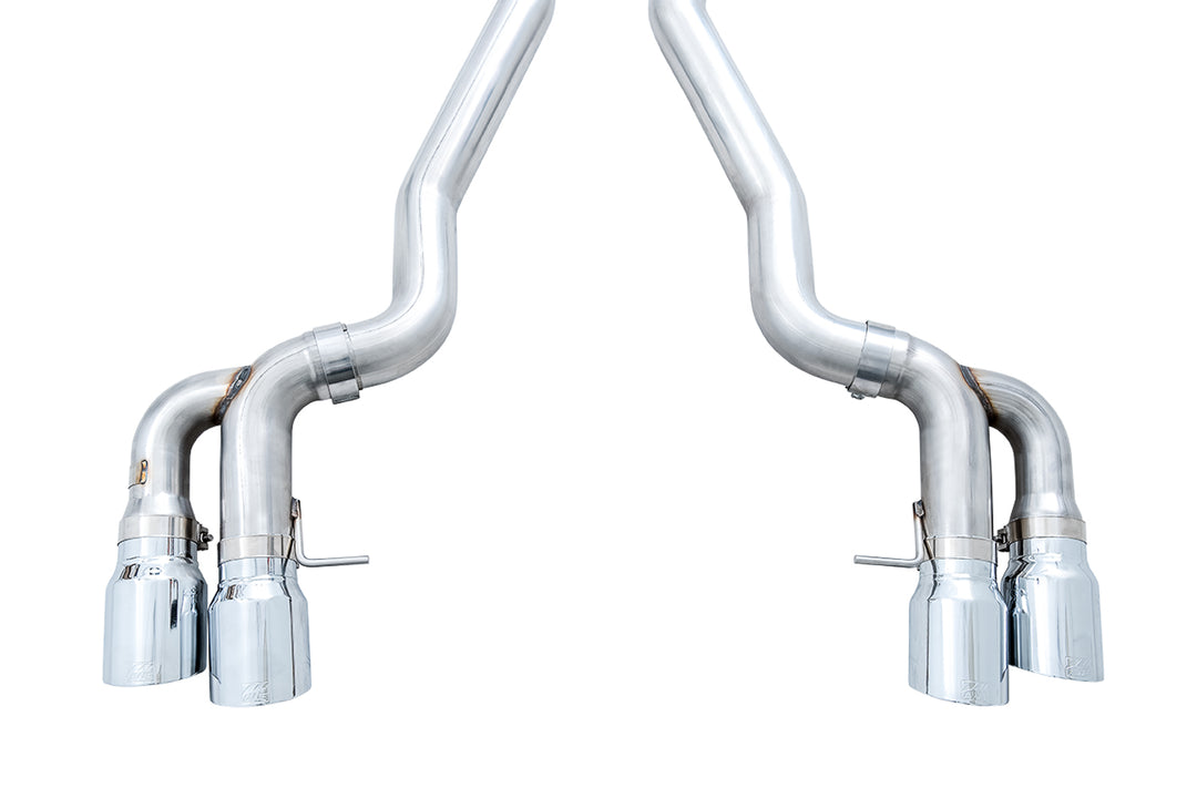 AWE Track Edition Catback Exhaust for BMW F90 M5 - Chrome Silver Tips