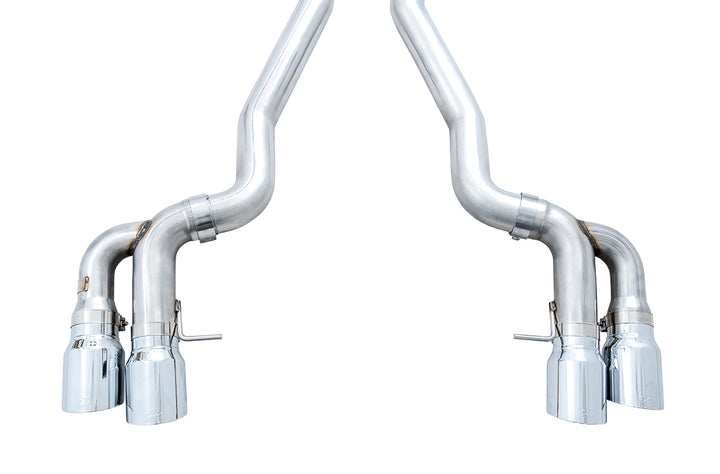 AWE Track Edition Catback Exhaust for BMW F90 M5 - Chrome Silver Tips