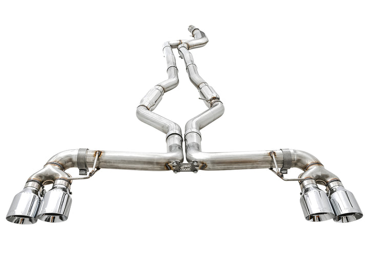 AWE Track Edition Exhaust for G2X M340i / M440i - Chrome Silver Tips