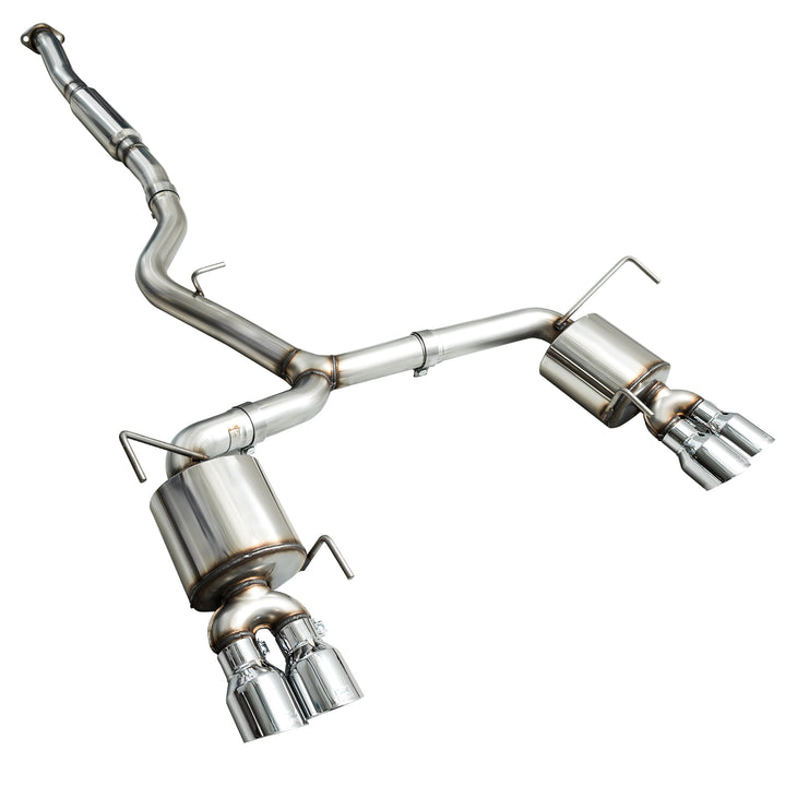 AWE Touring Edition Exhaust for 2015+ VA WRX Sedan - Chrome Silver Quad Tips (102mm)