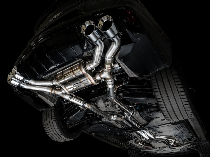 AWE SwitchPath™ Exhaust for Cadillac CT4-V Blackwing - Chrome Silver Tips