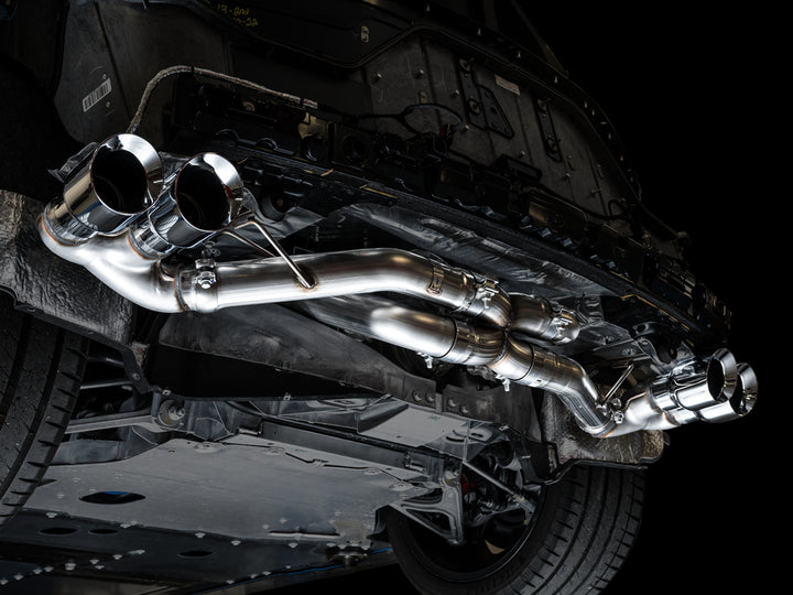 AWE Track Edition Exhaust for C8 Corvette -- Chrome Silver Tips