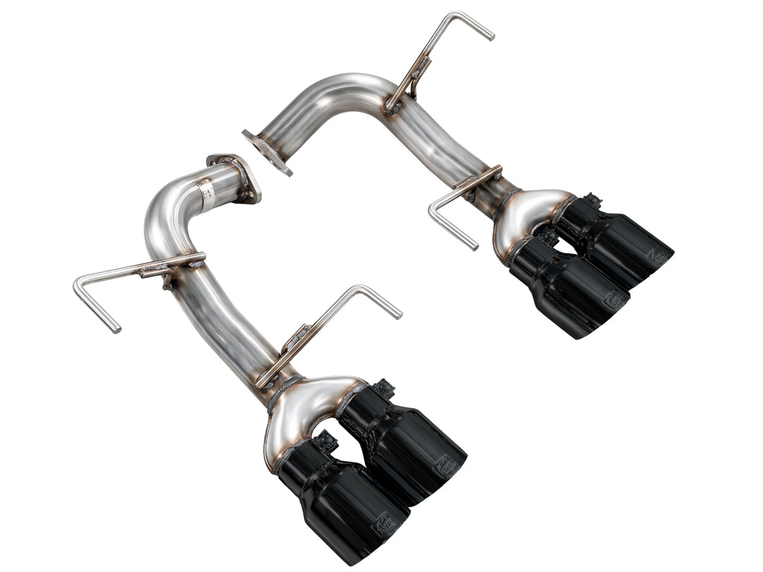AWE Track Edition Axleback Exhaust for VB Subaru WRX - Diamond Black Tips