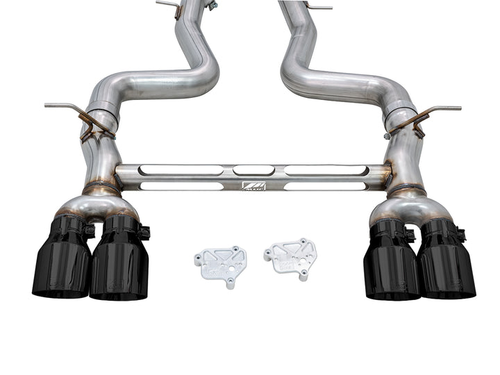 AWE Track Edition Catback Exhaust for BMW F8X M3/M4 - Diamond Black
