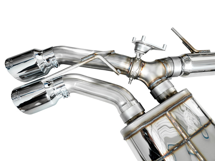 AWE SwitchPath™ Exhaust for Cadillac CT4-V Blackwing - Chrome Silver Tips