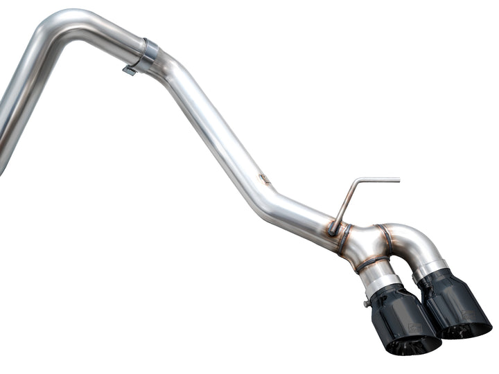 AWE 0FG Exhaust for 4th Gen Toyota Tacoma - Dual Diamond Black Tips