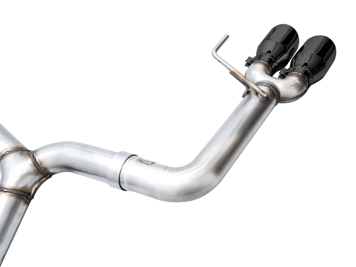 AWE Track Edition Exhaust for VB Subaru WRX - Diamond Black Tips