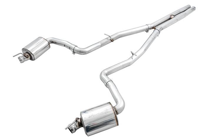 AWE Touring Edition Exhaust for 15+ Challenger 6.4 / 6.2 SC - Stock Tips