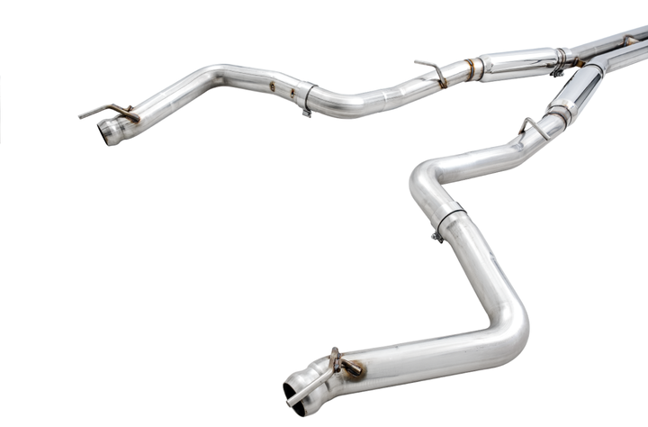AWE Track Edition Exhaust for 15+ Challenger 6.4 / 6.2 SC - Stock Tips