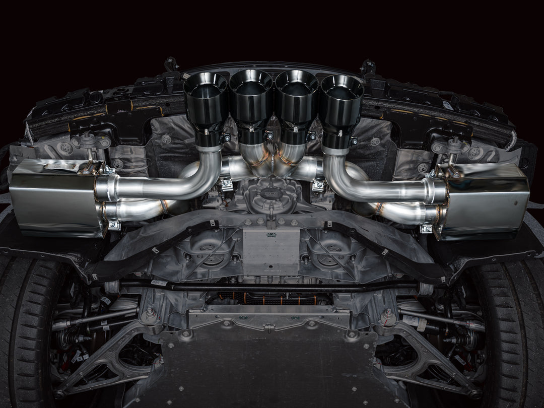 AWE SwitchPath Exhaust for C8 Corvette Z06 - Diamond Black Tips