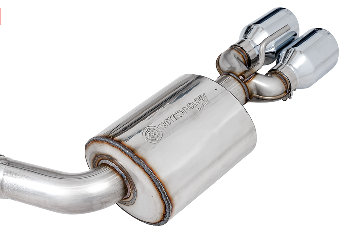 AWE Touring Edition Exhaust for 15+ Challenger 6.4 / 6.2 SC - Chrome Silver Quad Tips