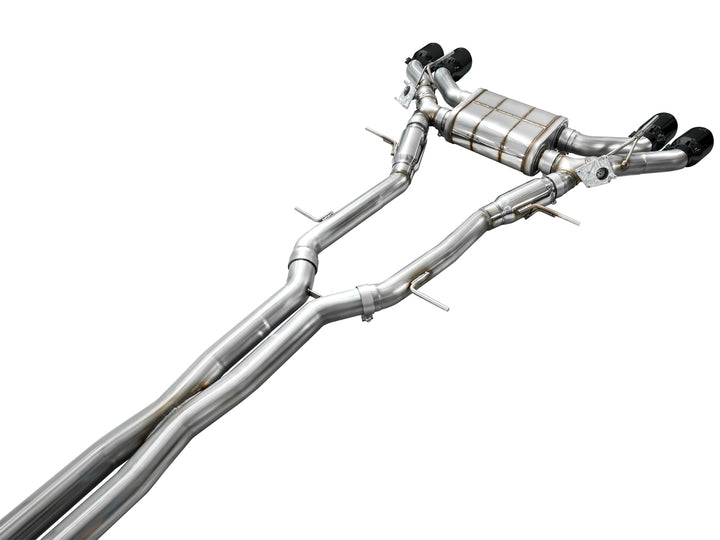 AWE SwitchPath™ Exhaust for Cadillac CT4-V Blackwing - Diamond Black Tips