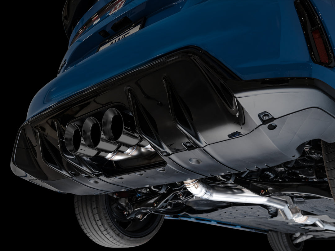 AWE Touring Edition Exhaust for FL5 Civic Type R - Triple Diamond Black Tips