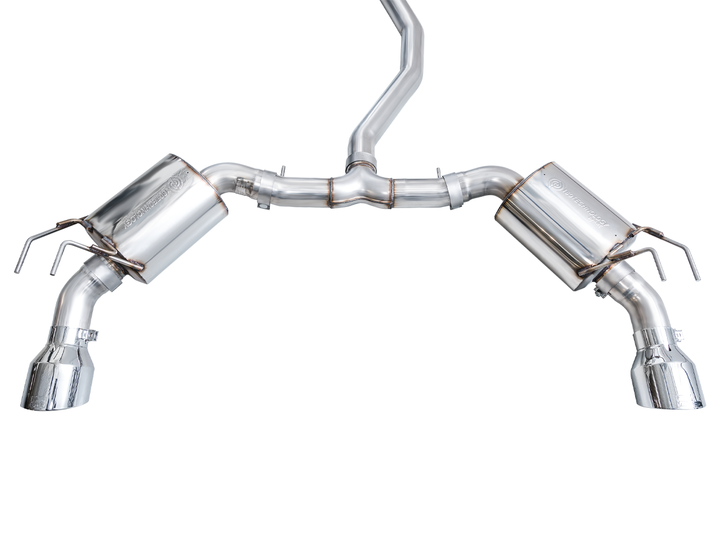 AWE Touring Edition Exhaust for FE1 Civic Si/DE4 Acura Integra - Chrome Silver Tips