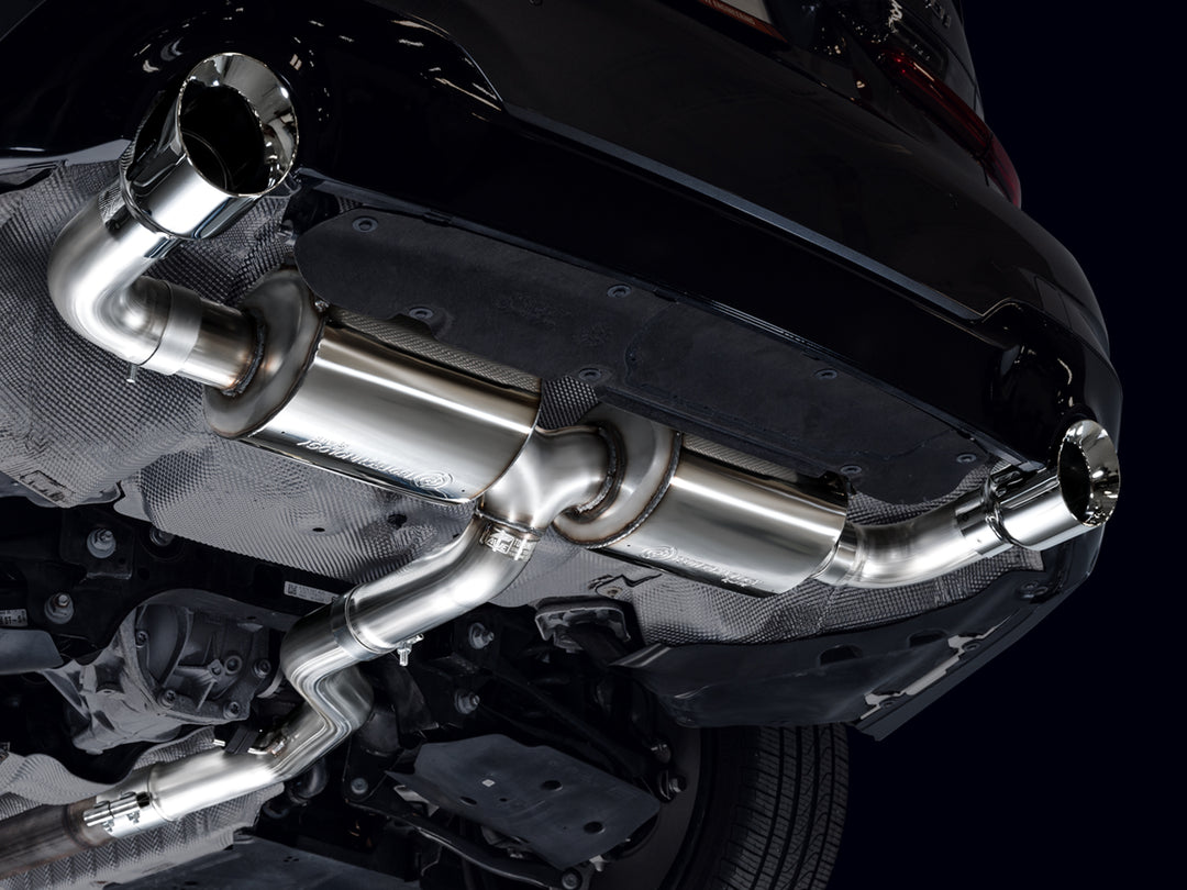 AWE Touring Edition Axle Back Exhaust for BMW G2X 330i/430i - Chrome Silver