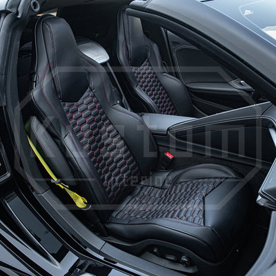 Corvette C8 Premium Custom Leather Seat Covers