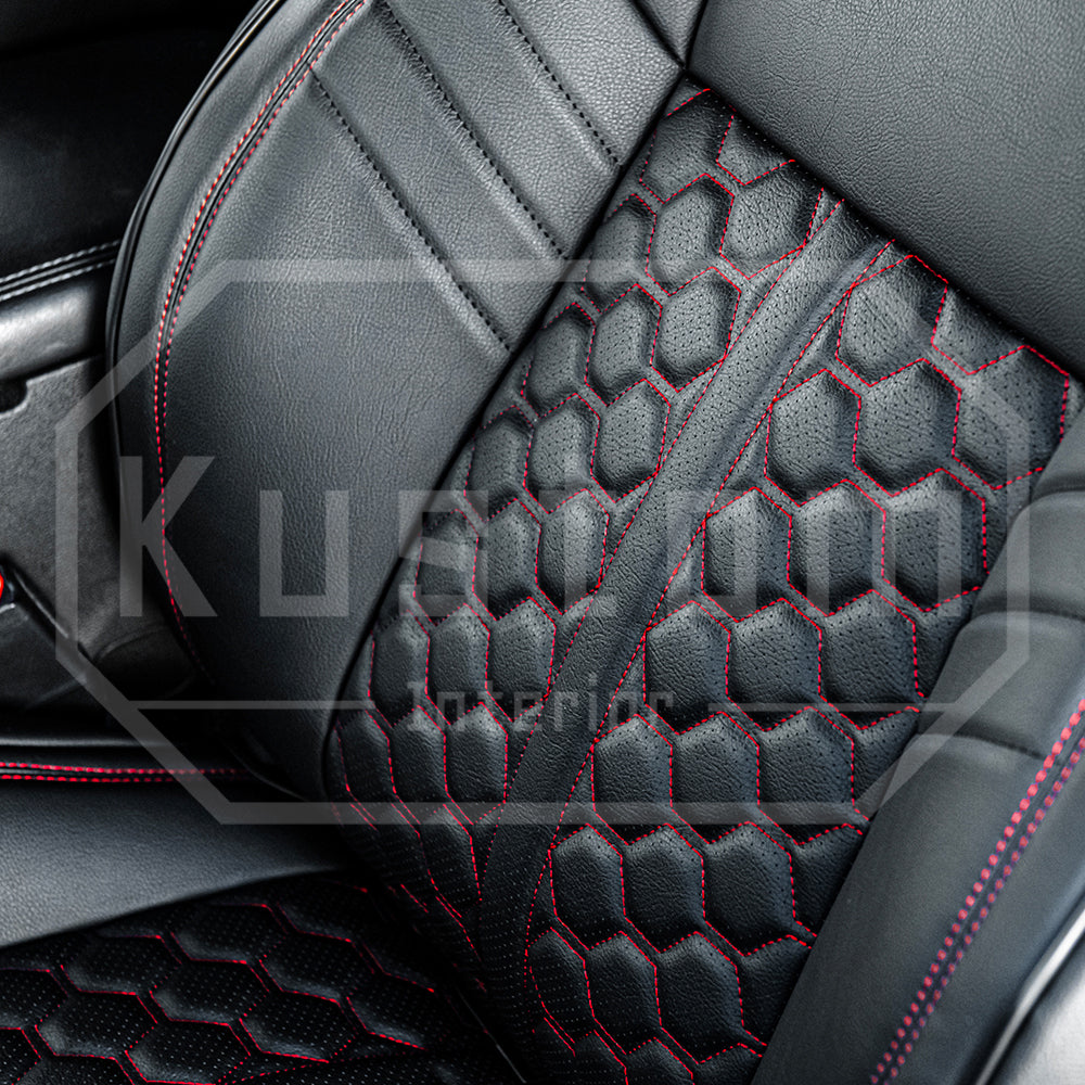 2015-Up Dodge Challenger Custom Leather Seat Covers (Performance Seat)