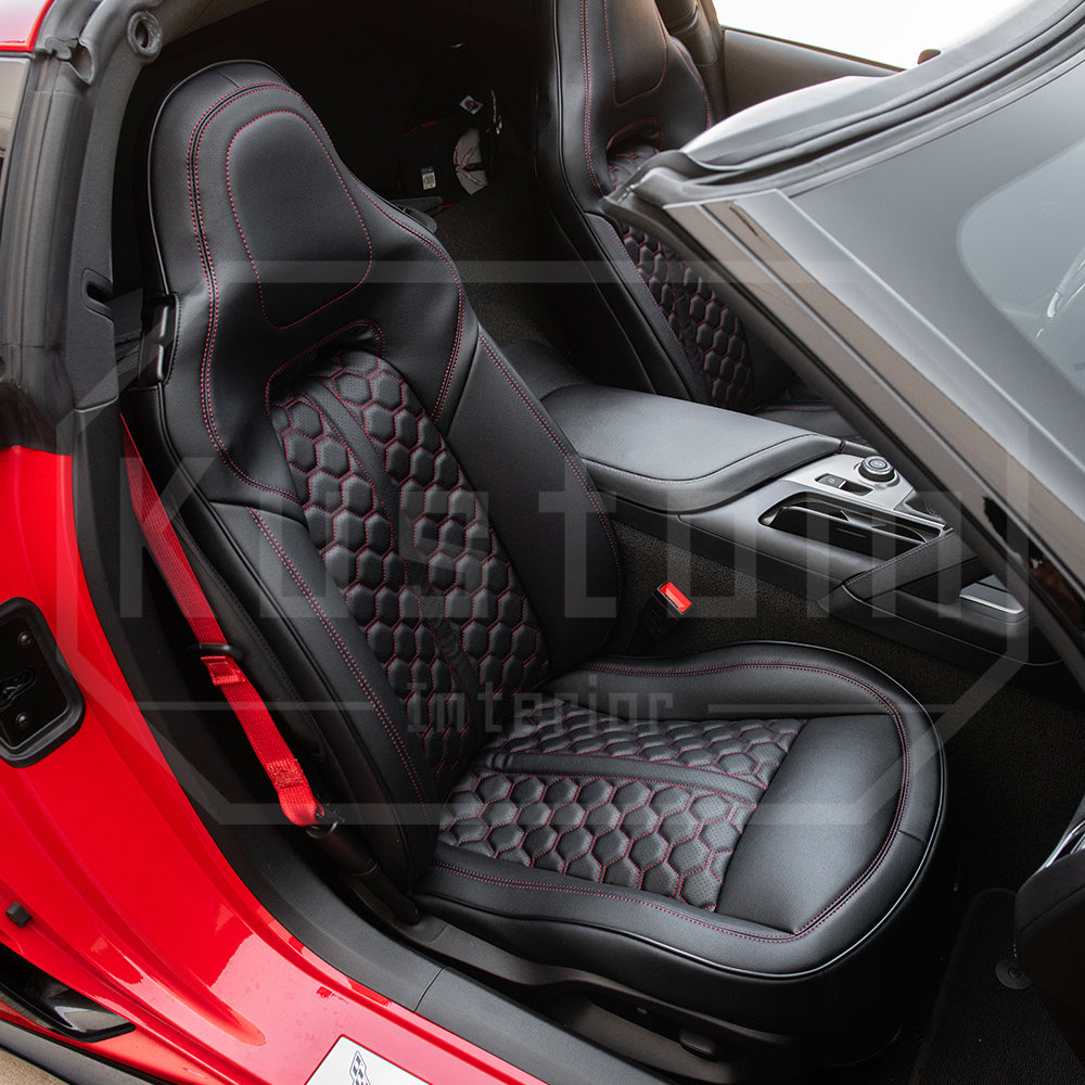Chevrolet Corvette C7 Custom Leather Seat Covers