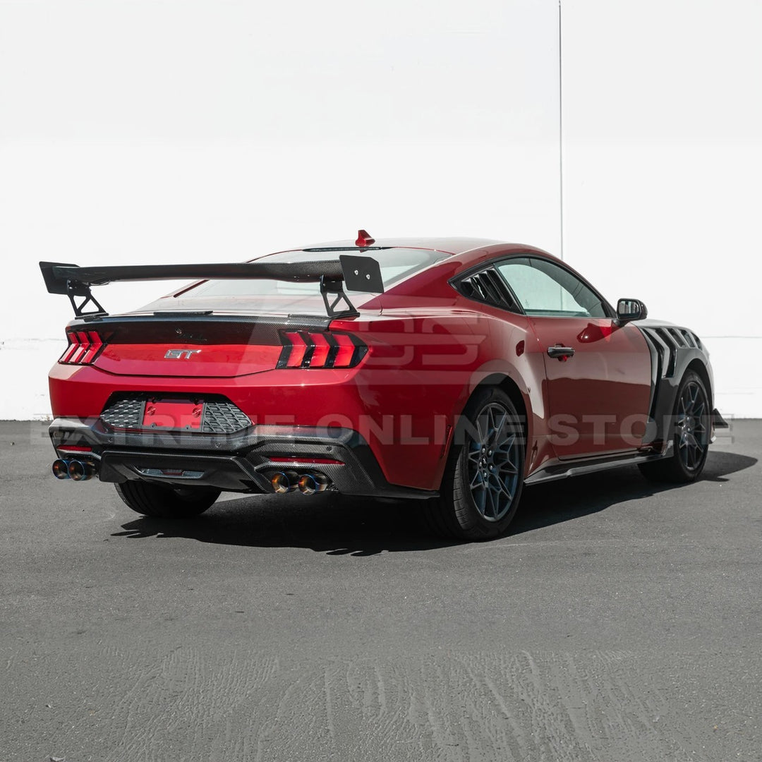2024+ Ford Mustang V2 Package Carbon Fiber Rear Bumper Diffuser