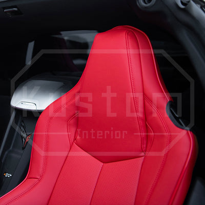 Corvette C8 Premium Custom Leather Seat Covers