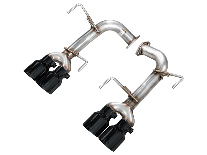 AWE Track Edition Axleback Exhaust for VB Subaru WRX - Diamond Black Tips