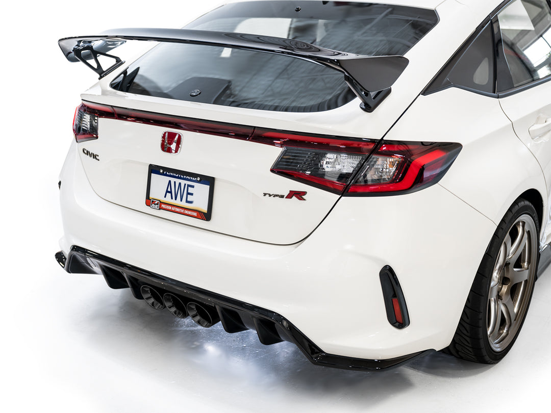 AWE Touring Edition Exhaust for FL5 Civic Type R - Triple Diamond Black Tips