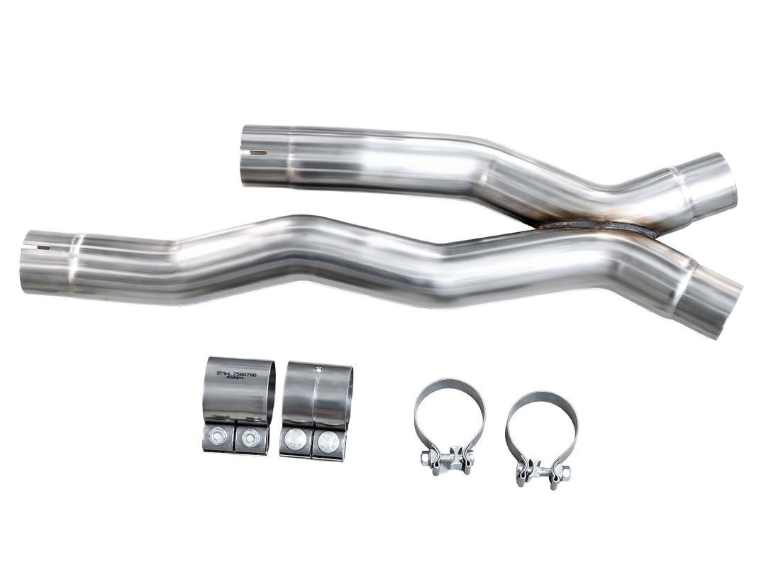 AWE Non-Resonated Performance Mid Pipes for BMW F97 X3 M / F98 X4 M