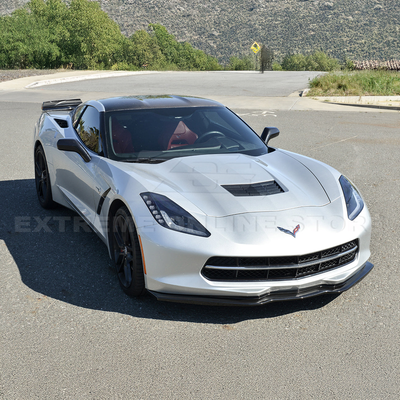Chevrolet Corvette C7 Stage 2 Central Front Splitter