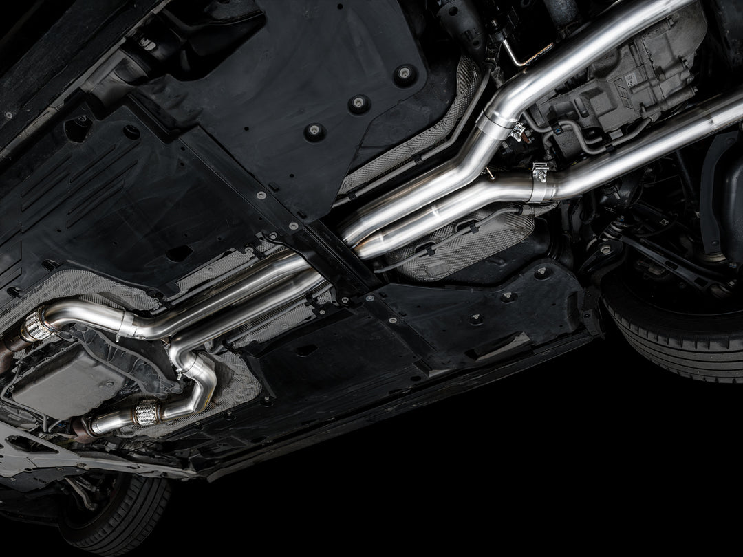 AWE SwitchPath™ Exhaust for Cadillac CT4-V Blackwing - Diamond Black Tips