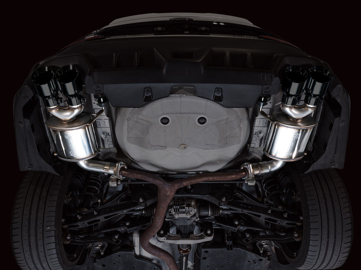 AWE Touring Edition Axleback Exhaust for VB Subaru WRX - Diamond Black Tips