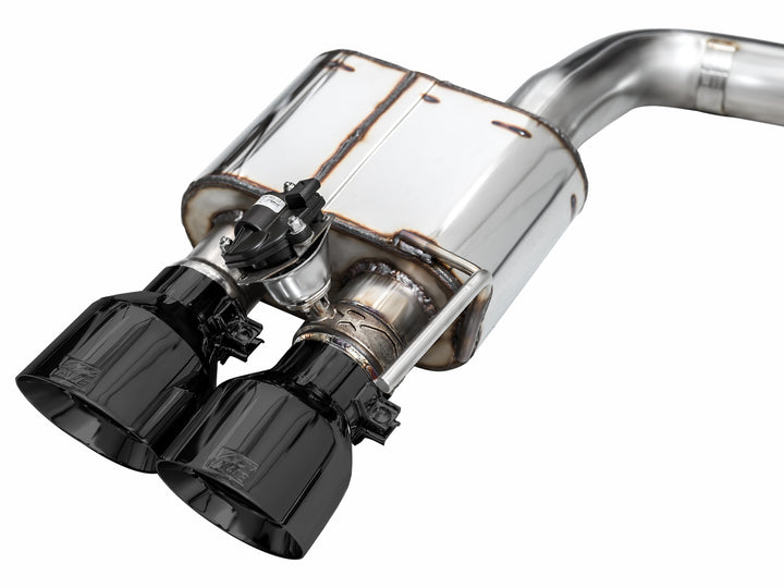 AWE SwitchPath™ Exhaust for S650 Ford Mustang GT Fastback - Quad Diamond Black Tips