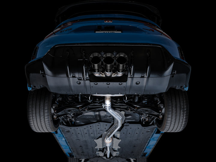 AWE Touring Edition Exhaust for FL5 Civic Type R - Triple Diamond Black Tips