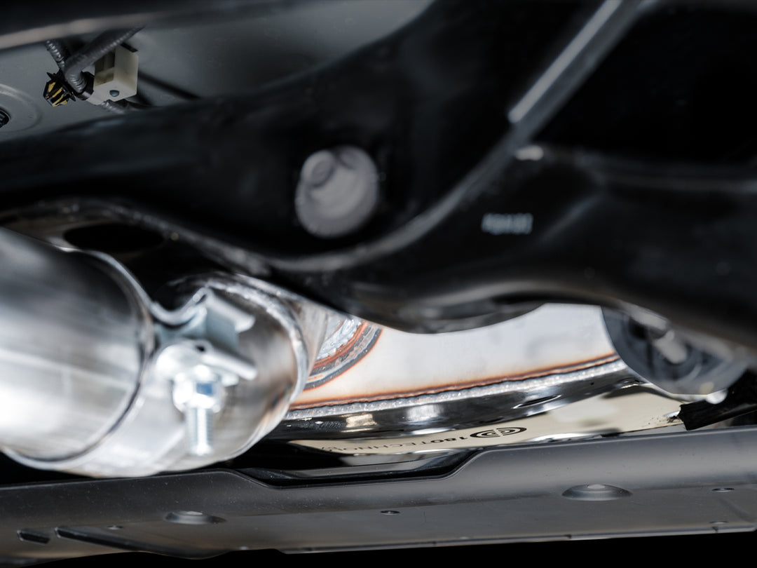 AWE Touring Edition Exhaust for FL5 Civic Type R - Triple Chrome Silver Tips