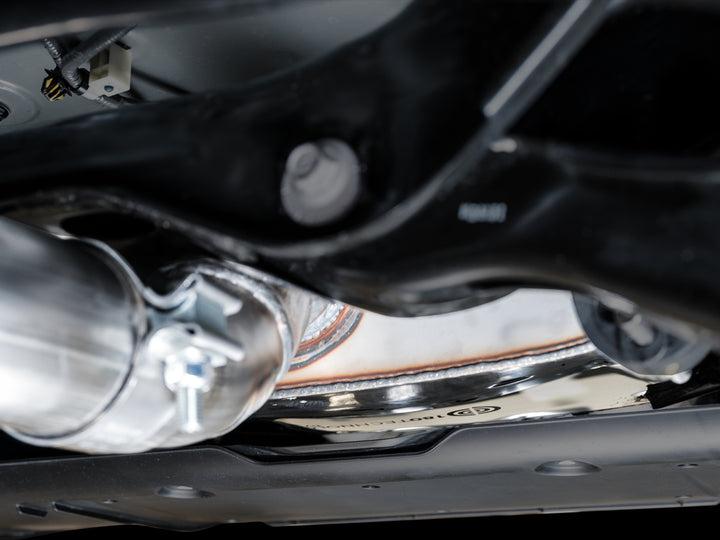 AWE Touring Edition Exhaust for FL5 Civic Type R - Triple Chrome Silver Tips