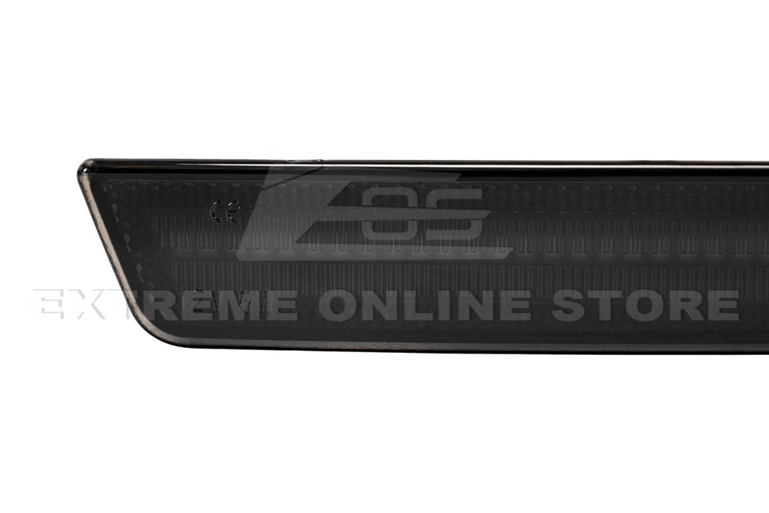 2015-2023 Dodge Challenger | Front Amber &amp; Rear Red LED Reflector Light Set