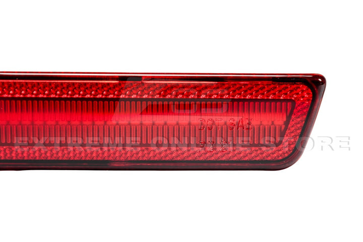2015-2023 Dodge Challenger | Front Amber &amp; Rear Red LED Reflector Light Set