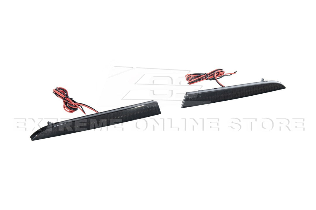 2016-2024 Camaro | Rear Diffuser LED Reflector Light - Smoke Lens