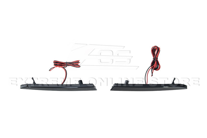 2016-2024 Camaro | Rear Diffuser LED Reflector Light - Smoke Lens
