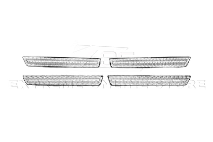 2015-2023 Dodge Challenger | Front Amber &amp; Rear Red LED Reflector Light Set
