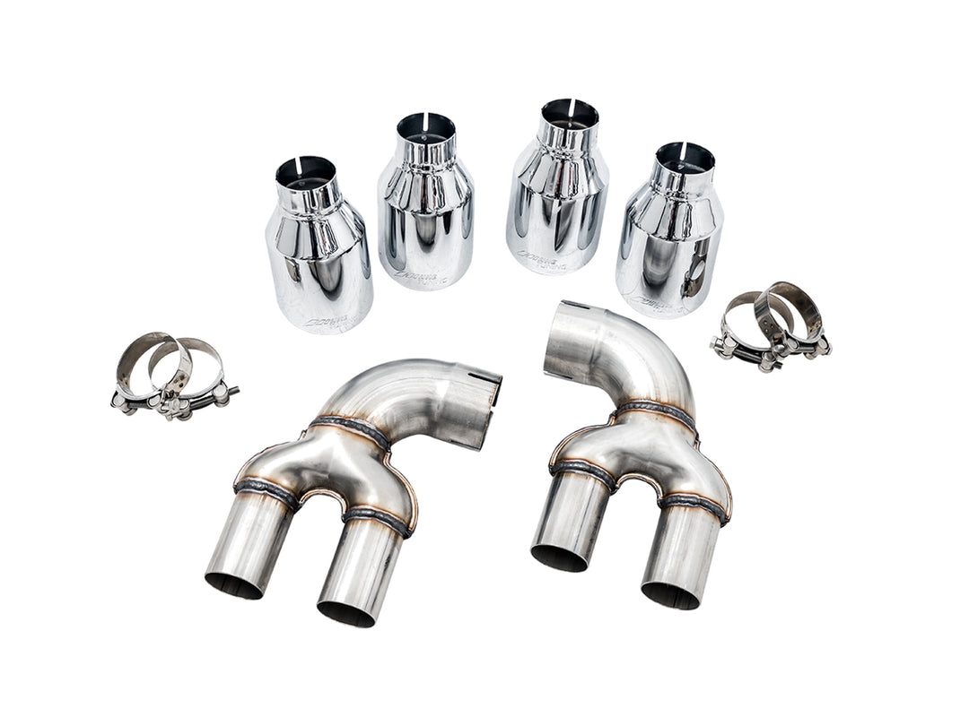 AWE Resonated Touring Edition Exhaust for G2X M340i / M440i - Chrome Silver