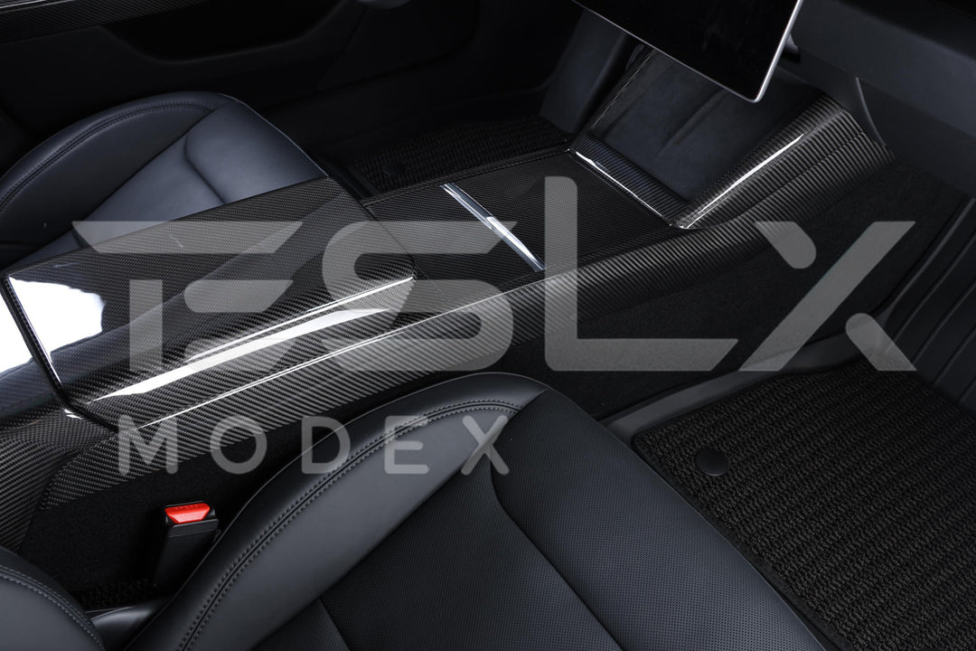 2024-Up Tesla Model 3, 2025-Up Model Y Carbon Fiber Interior Console Frame