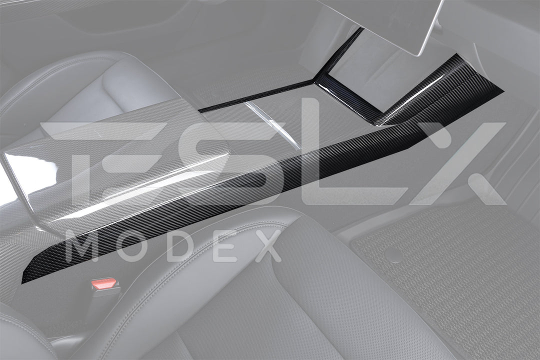 2024-Up Tesla Model 3, 2025-Up Model Y Carbon Fiber Interior Console Frame