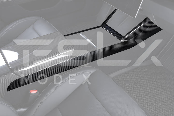 2024-Up Tesla Model 3, 2025-Up Model Y Carbon Fiber Interior Console Frame