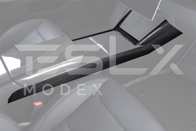 2024-Up Tesla Model 3 Carbon Fiber Interior Console Frame