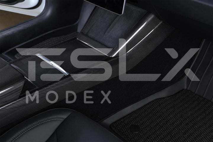 2024-Up Tesla Model 3, 2025-Up Model Y Carbon Fiber Interior Center Console Frame
