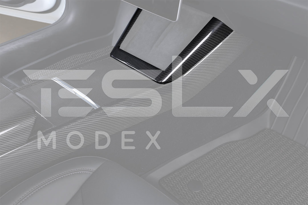 2024-Up Tesla Model 3, 2025-Up Model Y Carbon Fiber Interior Center Console Frame