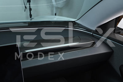 2024-Up Tesla Model 3 Carbon Fiber Interior Front Center AirOutlet Frame Cover